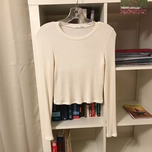 Reformation Ribbed Cropped Tee